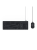 Hama USB-Tastatur-Maus-Set CKM-200, Schwarz, QWERTZ
