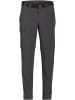 Maier Sports Hose Torid Slim Zip in Grau