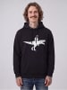 wat? Apparel Sweatshirt Astronaut on T-Rex in Schwarz