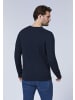 Polo Sylt Strickpullover mit Zopfmuster in Blau