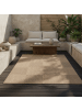 KADIMA DESIGN Flachgewebeteppich Jute-Optik Natur Bordüre Waschbar