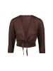 Zero  Strickjacke zum Binden in Chicory Coffee
