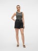 Vero Moda Jeans-Shorts in Black Denim