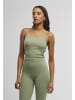 Urban Classics Urban Classics Ladies Sports Top adjustable Ladies Sports Top adjustable in matcha green