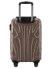 suitline Suitline - leichtes Handgepäck 55x35x20 cm Flugzeug-Trolley Koffer 34 L Bordgepäck in Gold