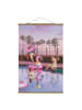 WALLART Stoffbild mit Posterleisten - Jonas Loose - Pool Party in Rosa