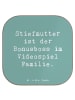 Mr. & Mrs. Panda Bierdeckel Spruch Stiefmutter Bonusboss mit Spruch in Meeresbrise