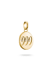 Thomas Sabo Charm-Anhänger Engelzahl 999 Mit Steinen Connect in gold, weiß