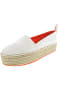 Calvin Klein Flatform Espadrille Soft Slipper Weiß