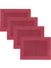 Erwin Müller Tischset 4er-Pack Lissabon in weinrot