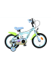 Volare Kinderfahrrad Bluey  14  Zoll, ohne Rücktrittbremse in blau