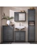 SoBuy Badezimmerschrank in Mattes Dunkelgrau - (W) 37 x (H) 170 x (L) 40 cm