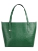 Cluty Handtasche echt Leder in grün