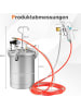 COSTWAY Farbsprühsystem 15 L in Silber