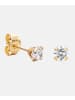 Vanlere Ohrringe aus 375 Gelbgold mit Zirkonia