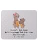 Mr. & Mrs. Panda Mousepad Erzieherin Multitasking mit Spruch in Grau Pastell