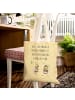 Mr. & Mrs. Panda Strandtasche Hummeln Kleeblatt mit Spruch in Gelb Pastell