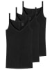 Schiesser Spaghetti Top Personal Fit in Schwarz