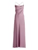 Vera Mont Abendkleid mit Wasserfallausschnitt in Powder Lilac