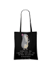 Mr. & Mrs. Panda Tote Bag Zahnarzt Künstler mit Spruch in Schwarz