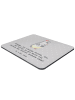 Mr. & Mrs. Panda Mousepad Hebamme Lächeln mit Spruch in Grau Pastell