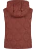 Urban Classics Urban Classics Ladies Super Light Puffer Vest in darkrust