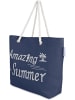 normani Bequeme Sommer-Umhängetasche, Strandtasche in Amazing Summer Blue