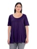 Ulla Popken Shirt in tiefes violett