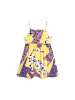 Denokids Kleid 2-Pack Funny Cats Lilac&Yellow in lila