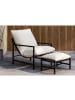 ebuy24 Loungesessel Corso Schwarz 67 x 128 cm