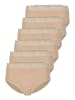 Nina von C. 6er Pack Damen Hüftslip in nude