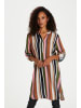 Kaffe Kleid KAmarana Regular fit in Green / Pink Stripe Print