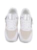 Ital-Design Freizeitschuh in Weiß und Silber