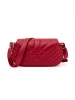 Versace Rot Leder gesteppt Schulter Riemen Tasche