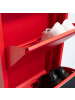 ebuy24 Schuhschrank Pisa 3 Rot 150 x 16 cm
