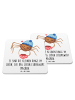 Mr. & Mrs. Panda Coaster Spinne Agathe Kaffee mit Spruch in Weiß