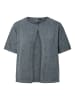 Pieces Strickjacke in Dark Grey Melange