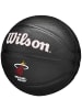 Wilson Wilson Team Tribute Miami Heat Mini Ball in Schwarz