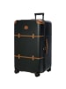BRIC`s Bellagio Trunk - 4-Rollen-Trolley 80 cm recycelt (cream) in black/tan