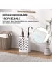 HOMCOM Schirmhalter-28L x 14B x 41H cm-Weiß