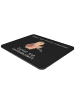 Mr. & Mrs. Panda Mousepad Jurist Leidenschaft mit Spruch in Schwarz