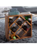 KADIMA DESIGN Weinregal WL5.673 Massivholz 40x40x25cm Holzregal 8