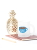 Mr. & Mrs. Panda Teetasse Glas Kaffee Tasse ohne Spruch in Transparent