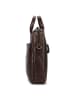 Jost Glasgow Aktentasche Leder 37 cm Laptopfach brown