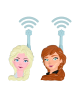 Lexibook Disney Frozen 3D Walkie-Talkies Reichweite 500 m