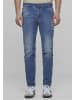 2Y Premium Tapered Jeans in blue