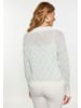 VIRITA Women Pullover in Weiss Hellblau