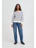 ICHI Langarm IHBRIELLE Loose fit in BIRCH W BLUE PRINT