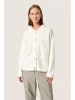 Soaked in Luxury Strickjacke SLHedaya Lockere Passform in Whisper White
