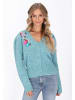 IZIA Cardigan in blue mint